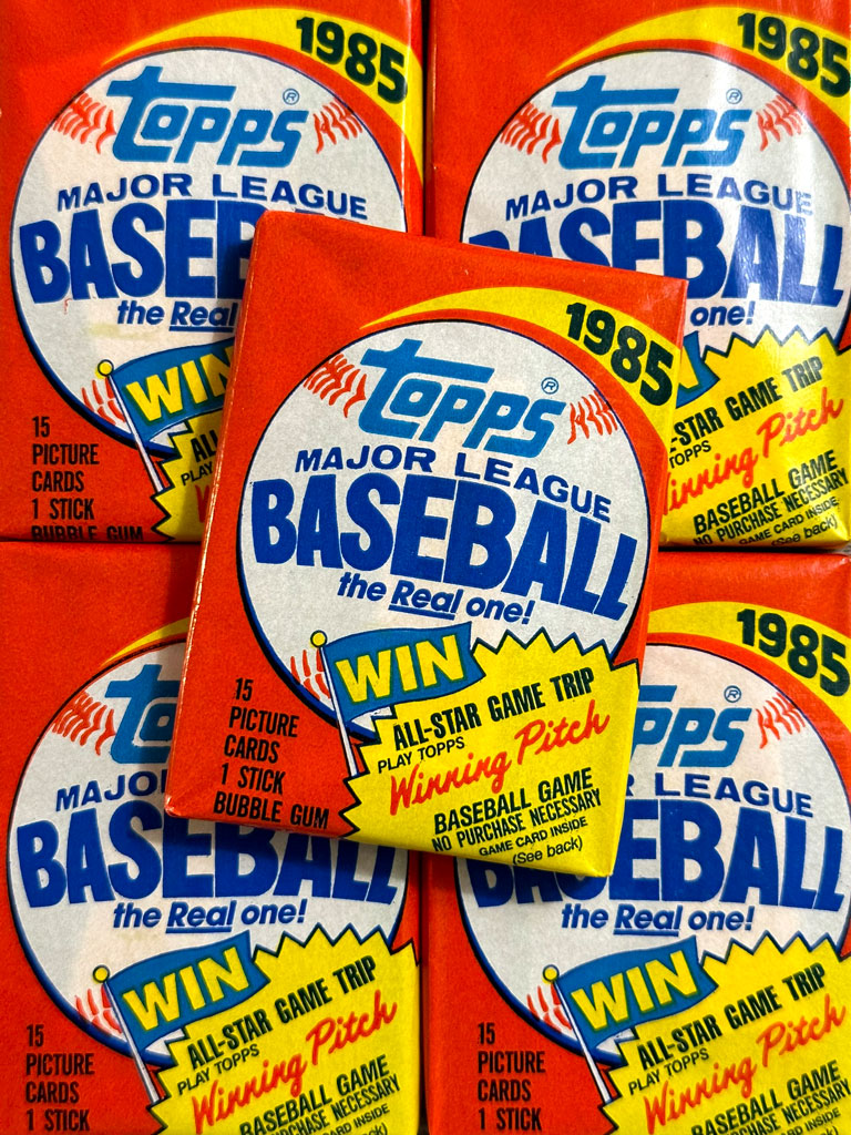 1985 Topps Baseball Wax Packs