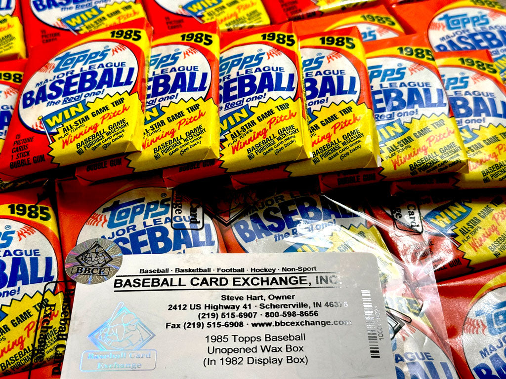 1985 Topps Baseball Wax Packs