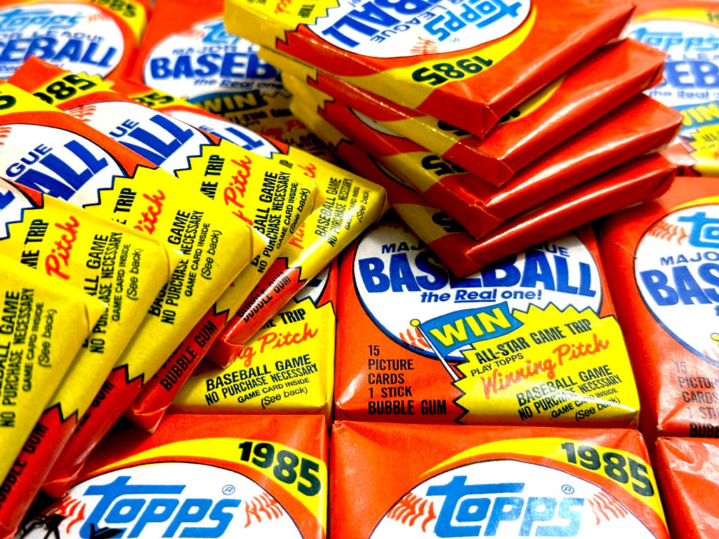 1985 Topps Baseball Wax Packs