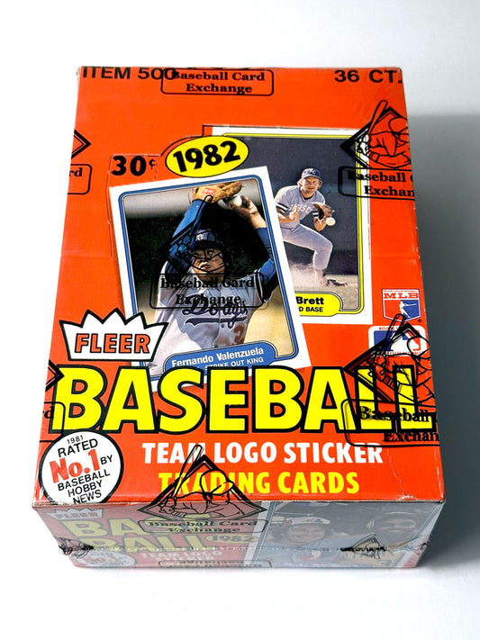 1982 Fleer Baseball Wax Box - BBCE Authenticated