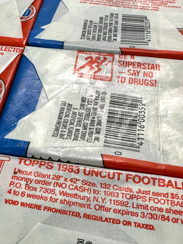 1983 Topps Football Wax Packs