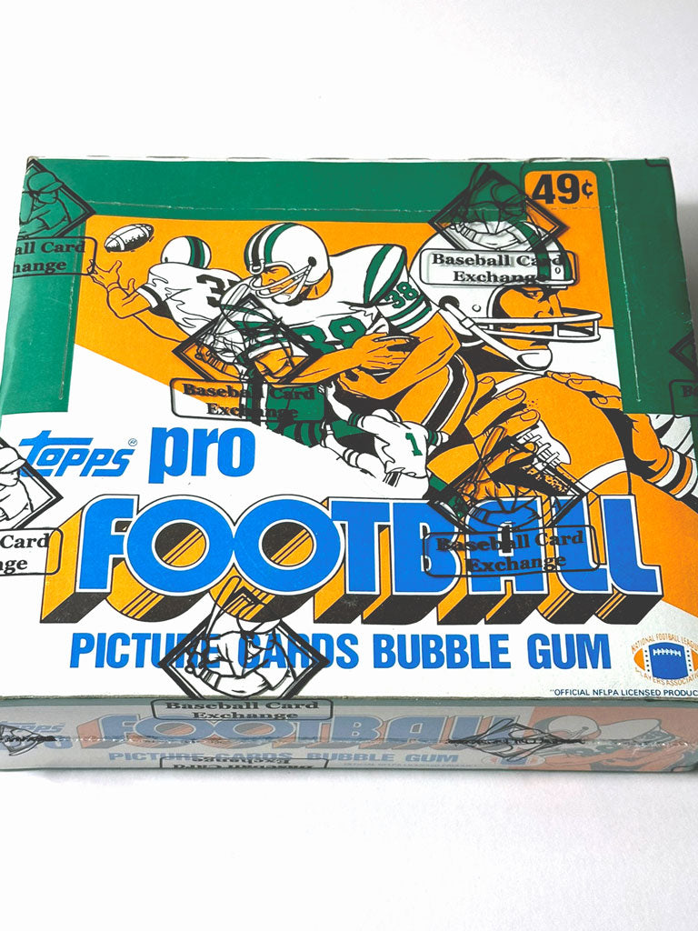 1981 Topps Football Cello Box - BBCE Authenticated