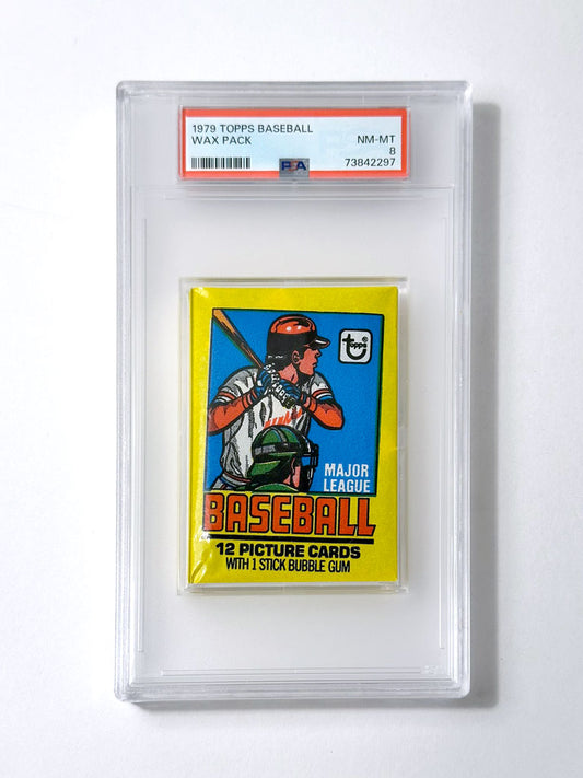 1979 Topps Baseball Wax Pack - PSA 8