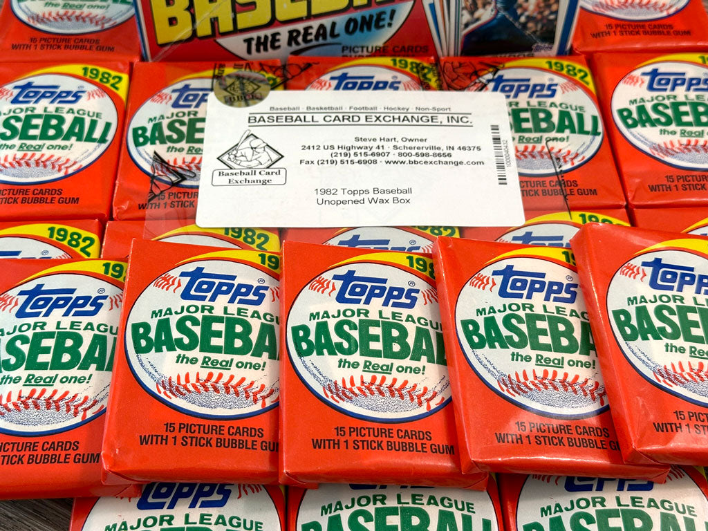 1982 Topps Baseball Wax Packs