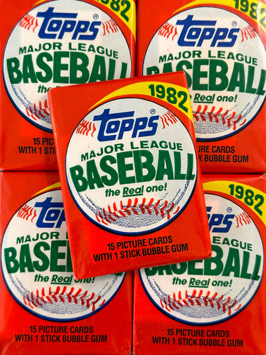 1982 Topps Baseball Wax Packs