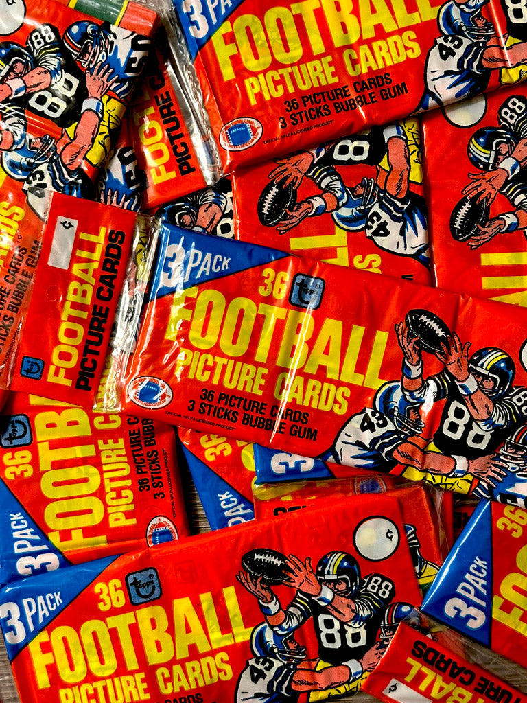 1980 Topps Football Grocery Wax Racks