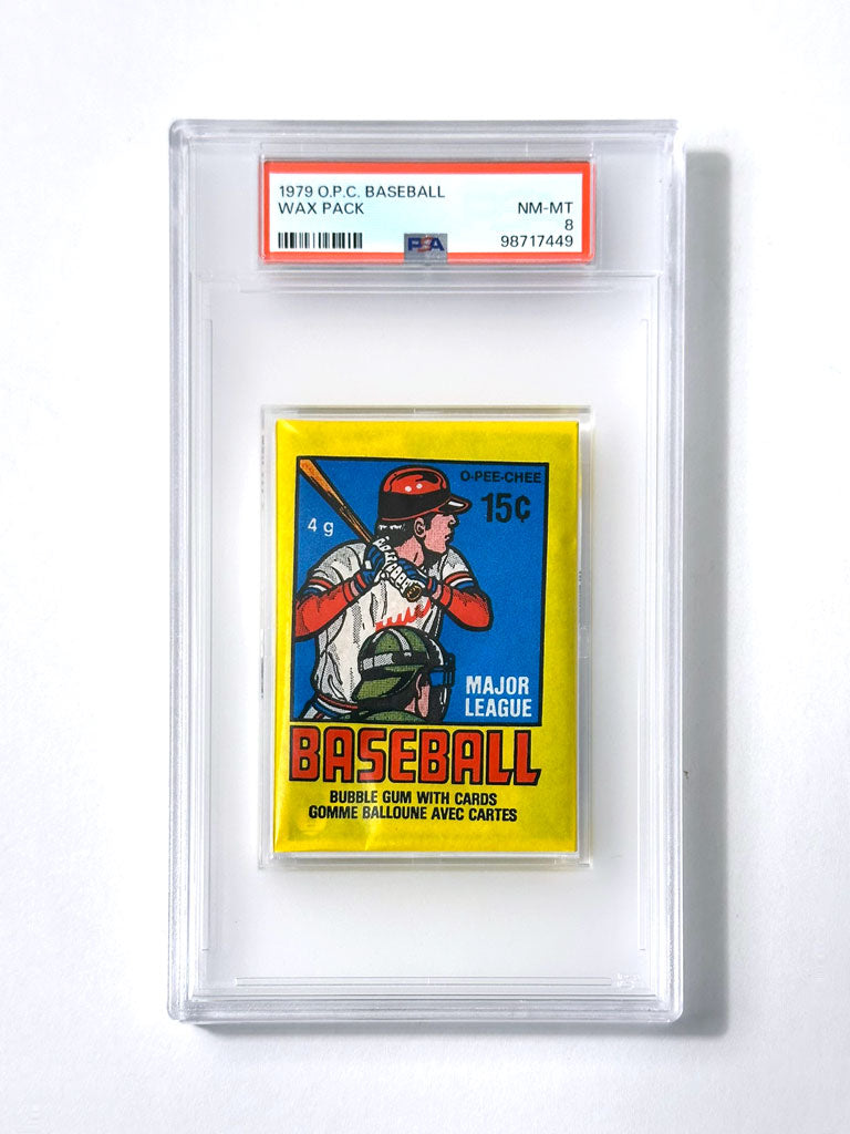 1979 O-Pee-Chee Baseball Wax Pack - PSA 8