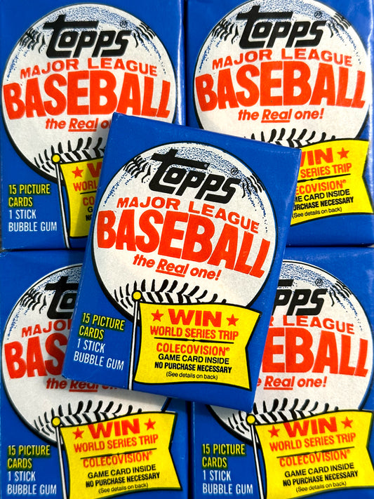 1983 Topps Baseball Wax Packs - BBCE Authenticated