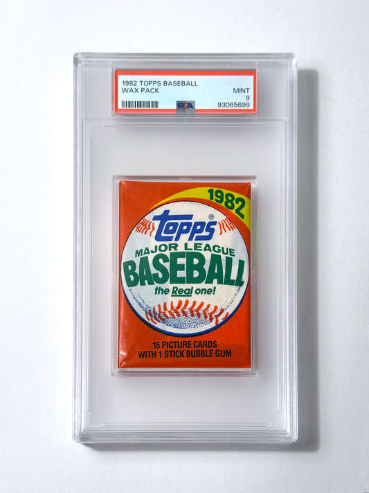 1982 Topps Baseball Wax Pack - PSA 9