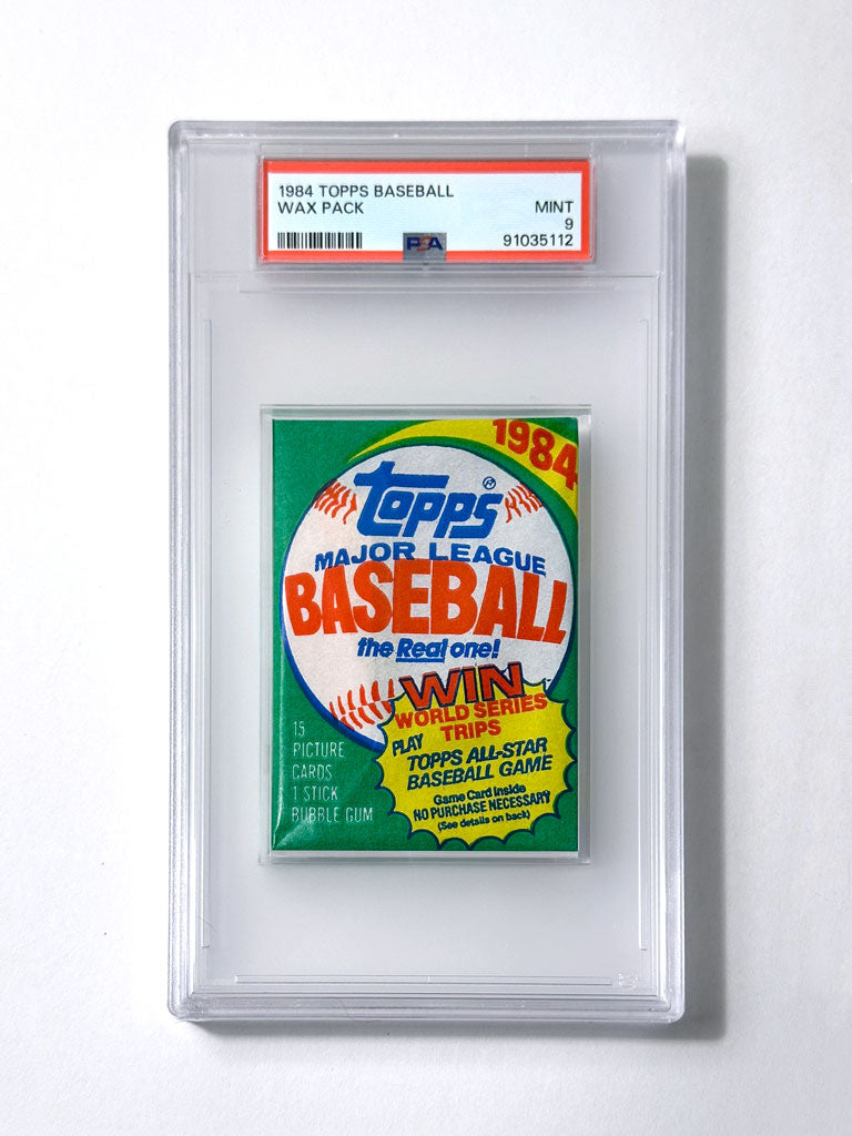 1984 Topps Baseball Wax Pack - PSA 9