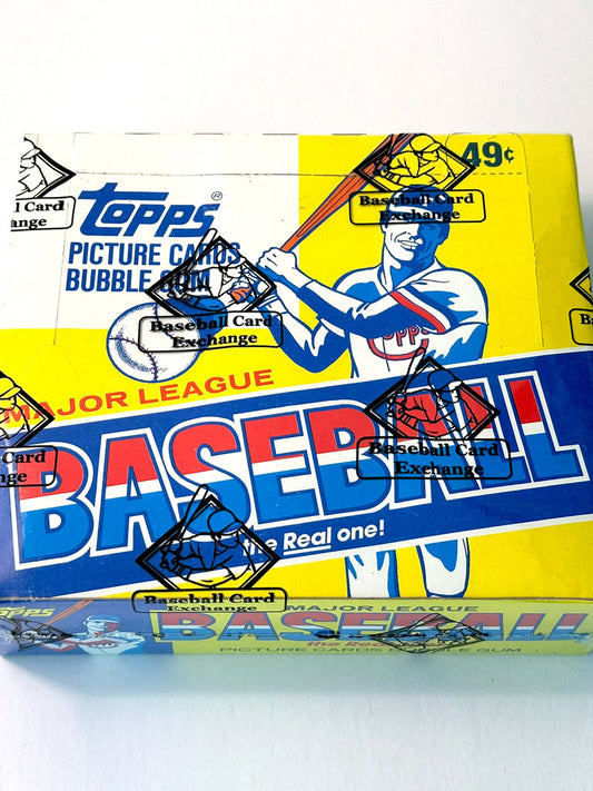 1984 Topps Baseball Cello Box - BBCE Authenticated (FASC)