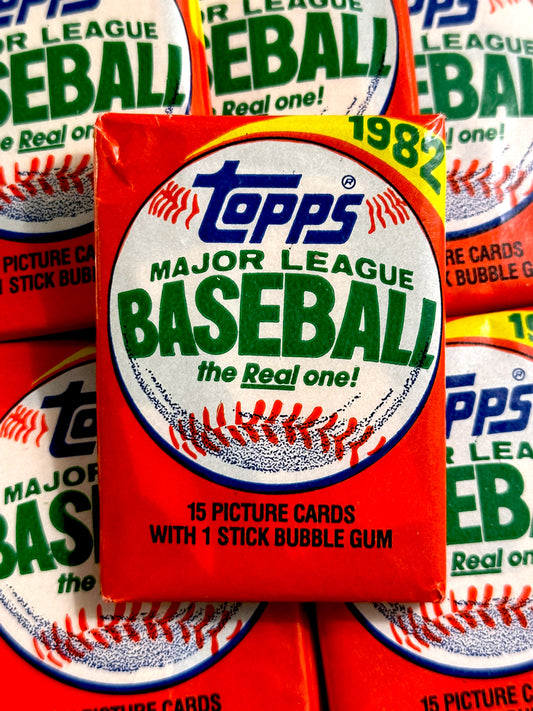 1982 Topps Baseball Wax Packs - Discounted Due to Corner Wear