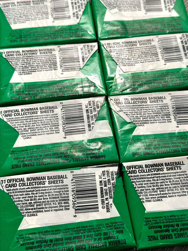 1989 Bowman Baseball Wax Packs