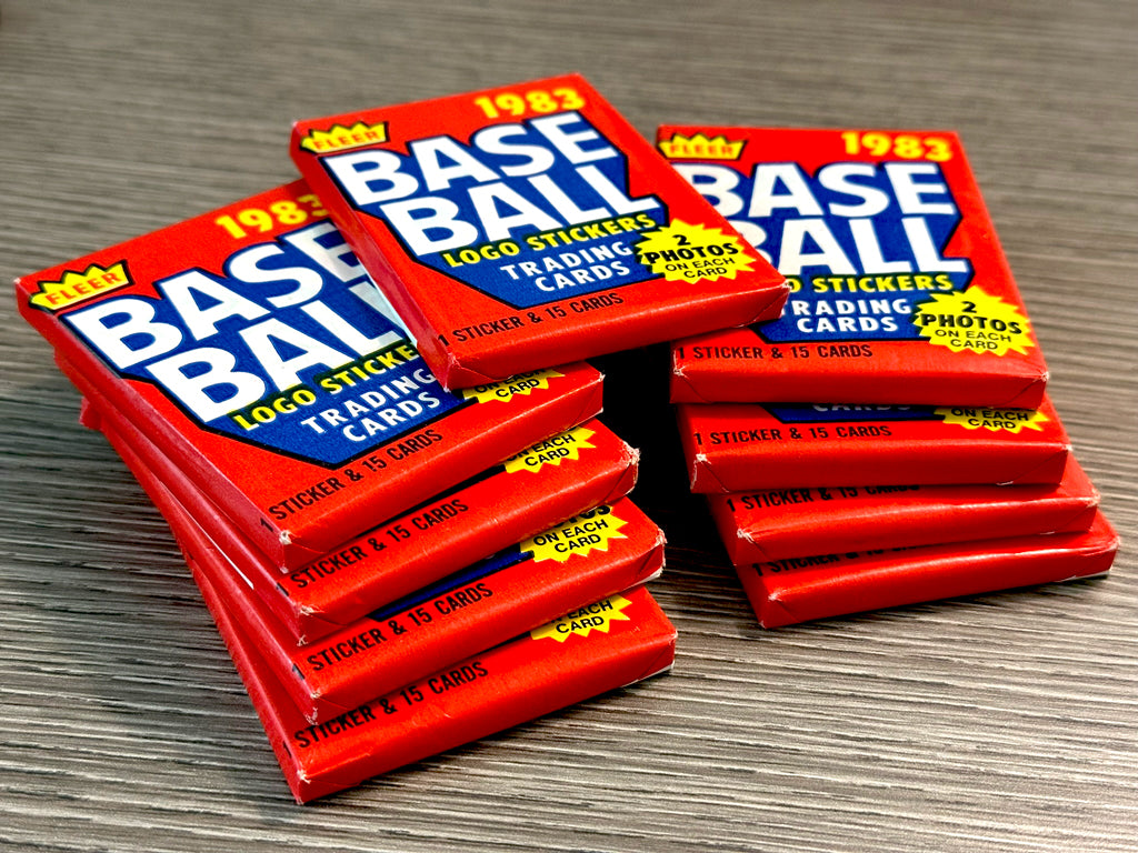 1983 Fleer Baseball Wax Packs - Discounted Due to Corner Wear