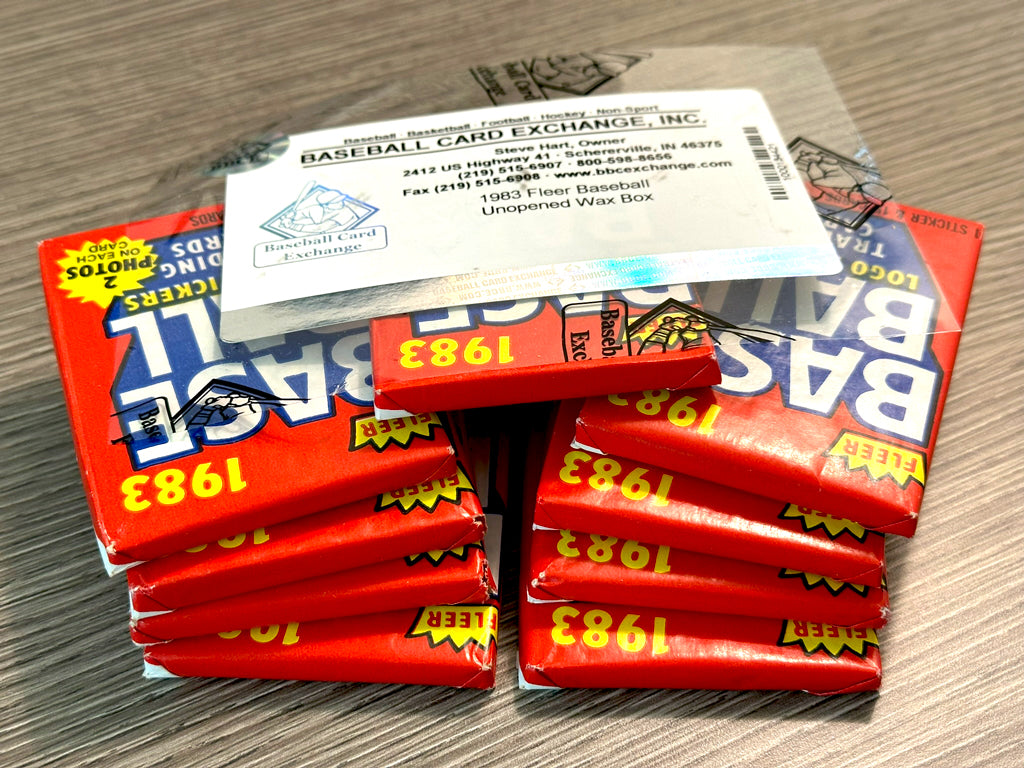 1983 Fleer Baseball Wax Packs - Discounted Due to Corner Wear