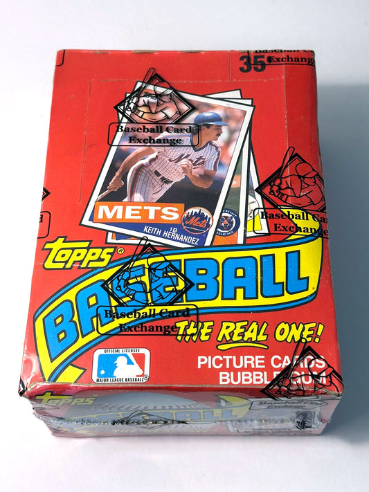 1985 Topps Baseball Wax Box - BBCE Authenticated
