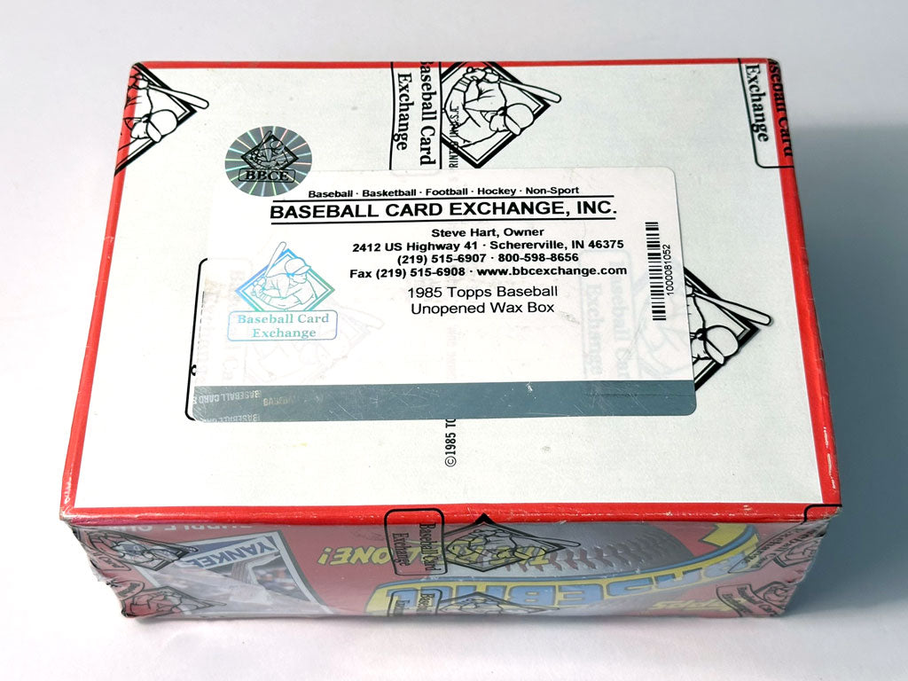1985 Topps Baseball Wax Box - BBCE Authenticated