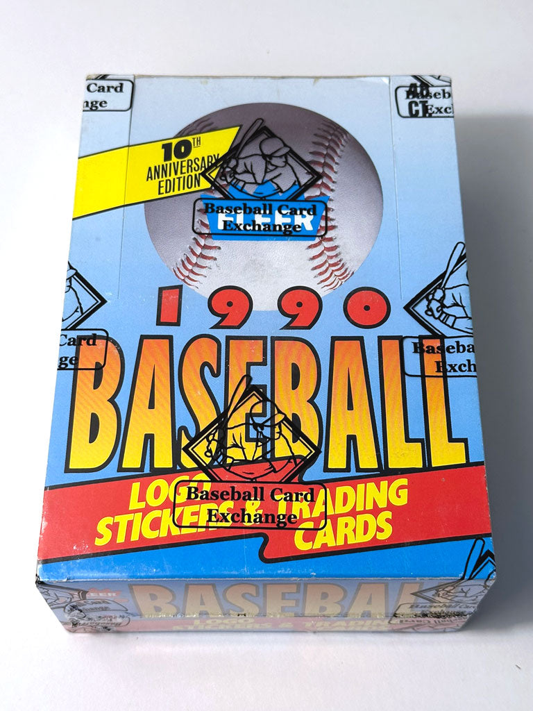 1990 Fleer "Canadian" Baseball Wax Box - BBCE Authenticated