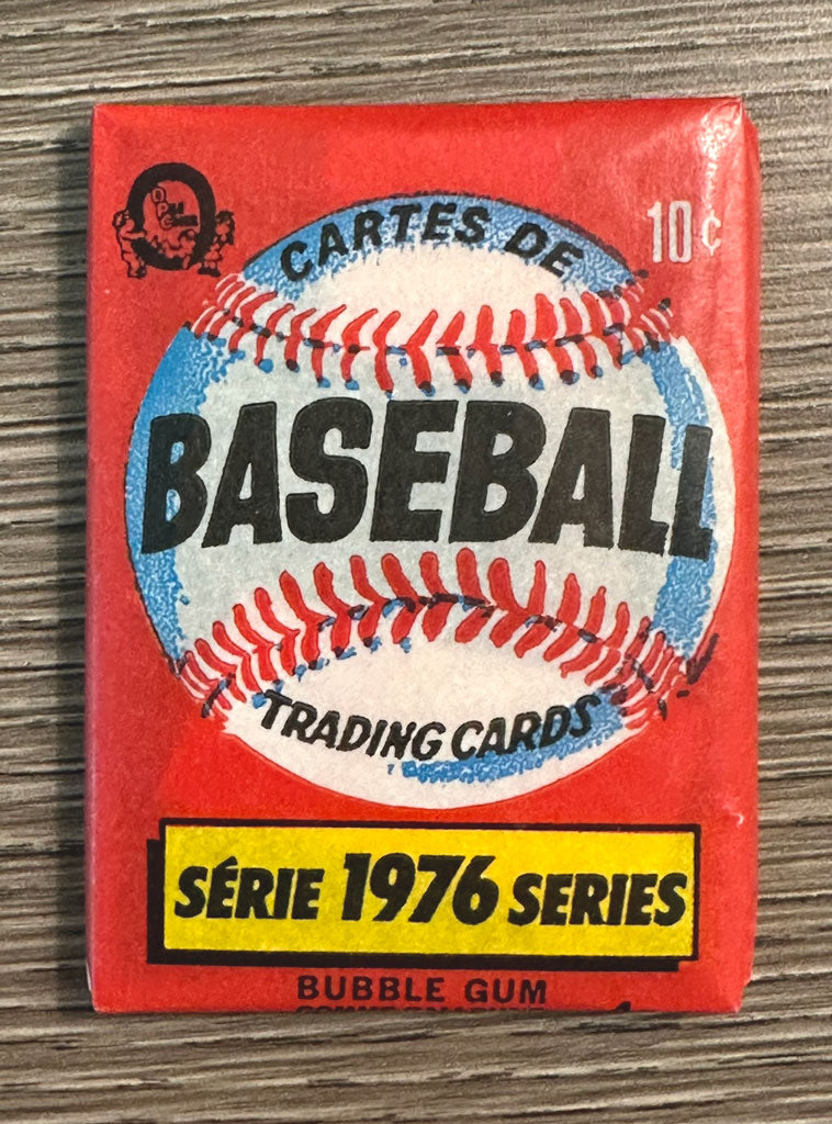 1976 O-Pee-Chee Baseball Wax Pack
