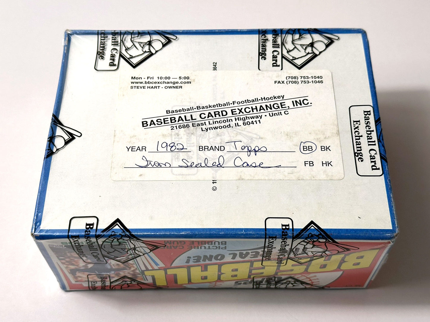 1982 Topps Baseball Wax Box - BBCE Authenticated (FASC)