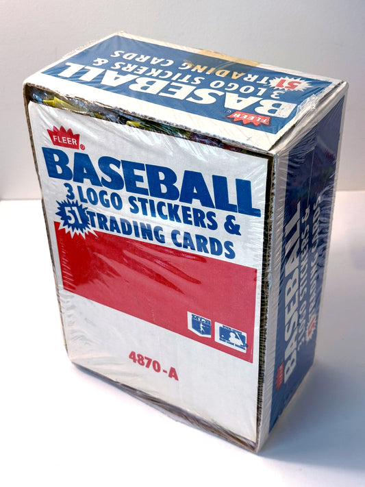 1987 Fleer Baseball Wax Rack Box (Factory Sealed)