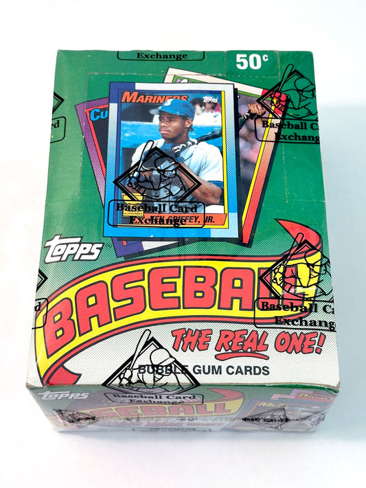 1990 Topps Baseball Wax Box - BBCE Authenticated (FASC)