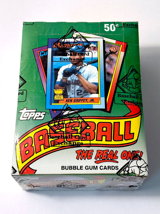 1990 Topps Baseball Wax Box - BBCE Authenticated (FASC)
