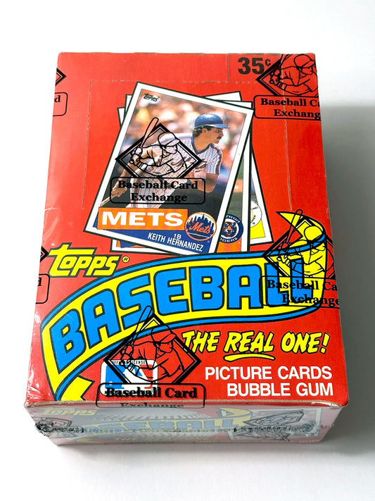 1985 Topps Baseball Wax Box - BBCE Authenticated