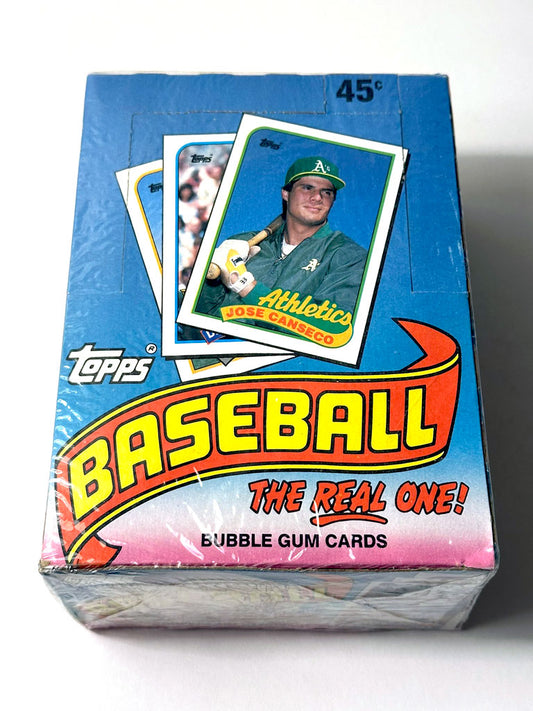 1989 Topps Baseball Wax Box w/Original Wholesale Club Wrap