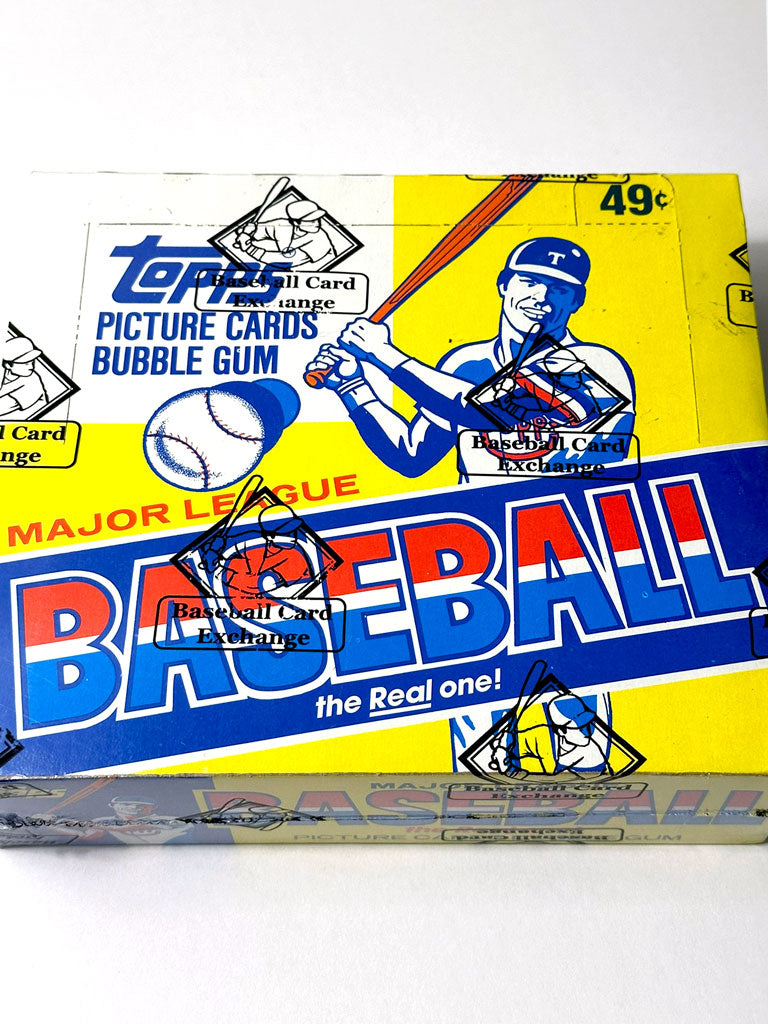 1984 Topps Baseball Cello Box - BBCE Authenticated (FASC)