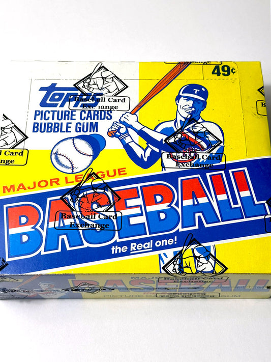 1984 Topps Baseball Cello Box - BBCE Authenticated (FASC)