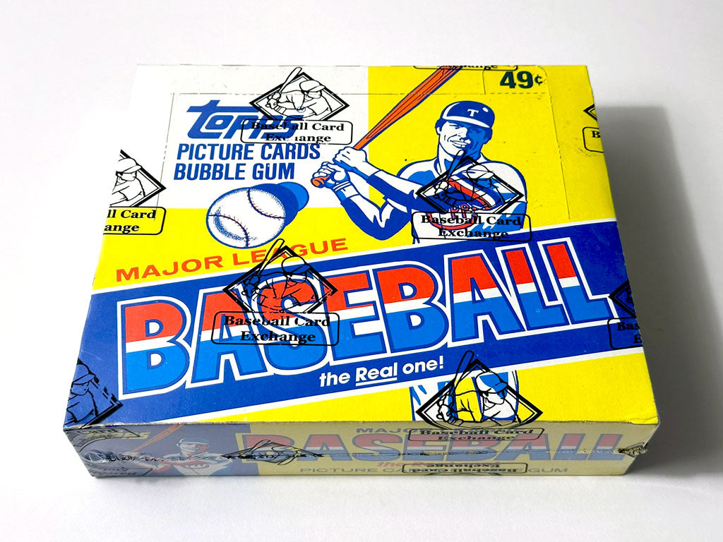 1984 Topps Baseball Cello Box - BBCE Authenticated (FASC)