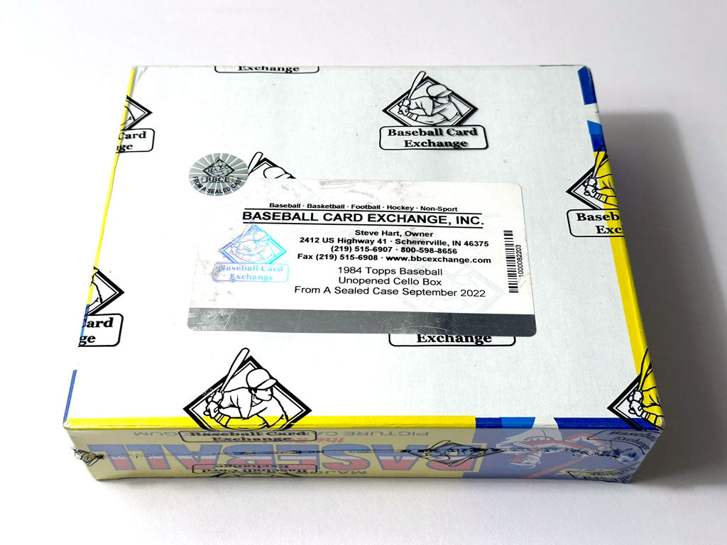 1984 Topps Baseball Cello Box - BBCE Authenticated (FASC)