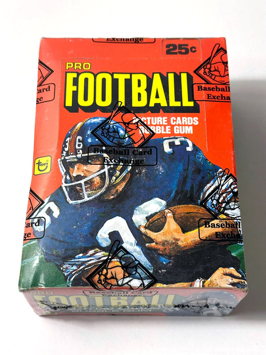 1980 Topps Football Wax Box - BBCE Authenticated