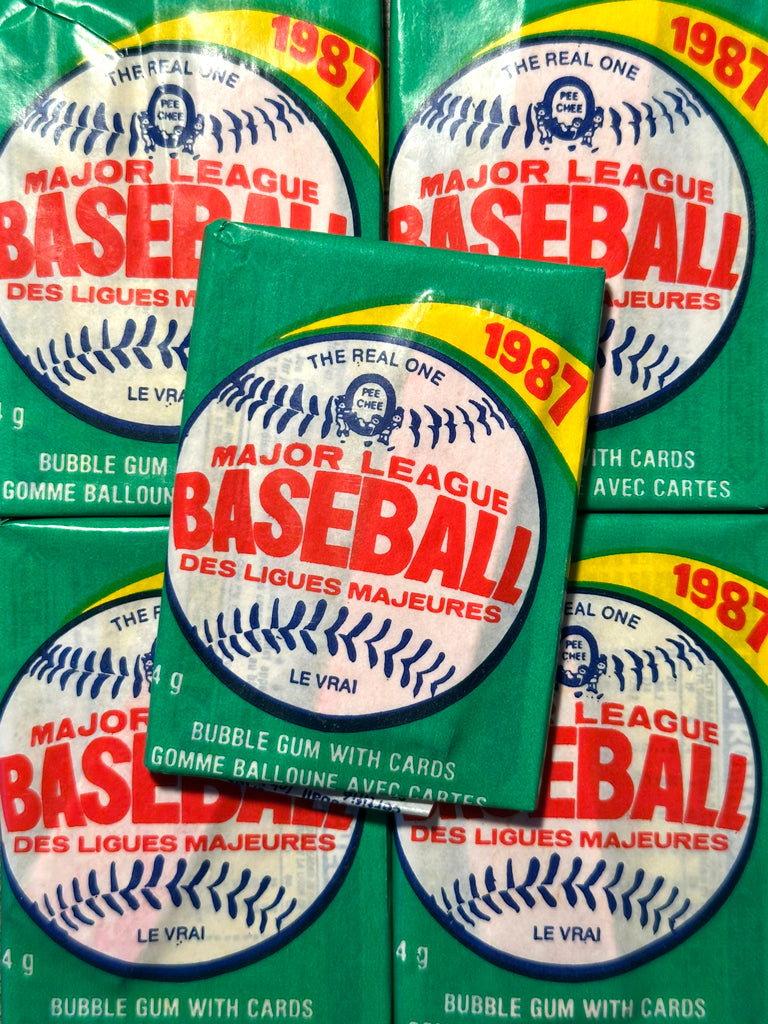1987 O-Pee-Chee Baseball Wax Packs (Discounted)