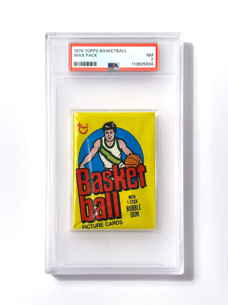 1978 Topps Basketball Wax Pack - PSA 7