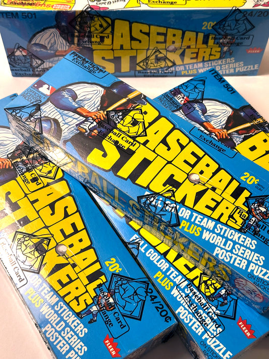 1979 Baseball Stickers Wax Box - BBCE Authenticated (FASC)