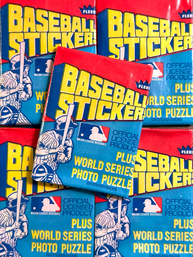 1979 Fleer Baseball Stickers Wax Packs