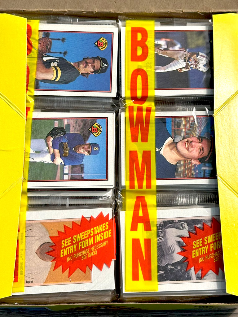 1989 Bowman Baseball Rack Packs - Fresh from Sealed Case