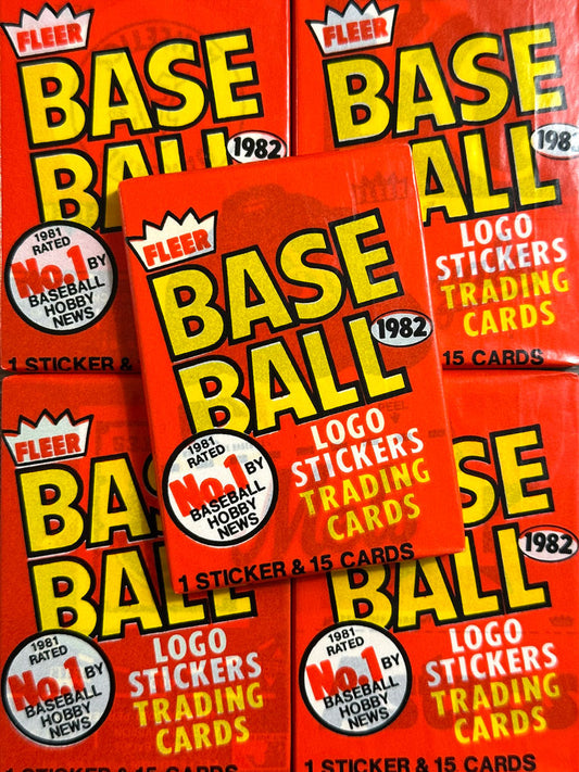 1982 Fleer Baseball Wax Packs
