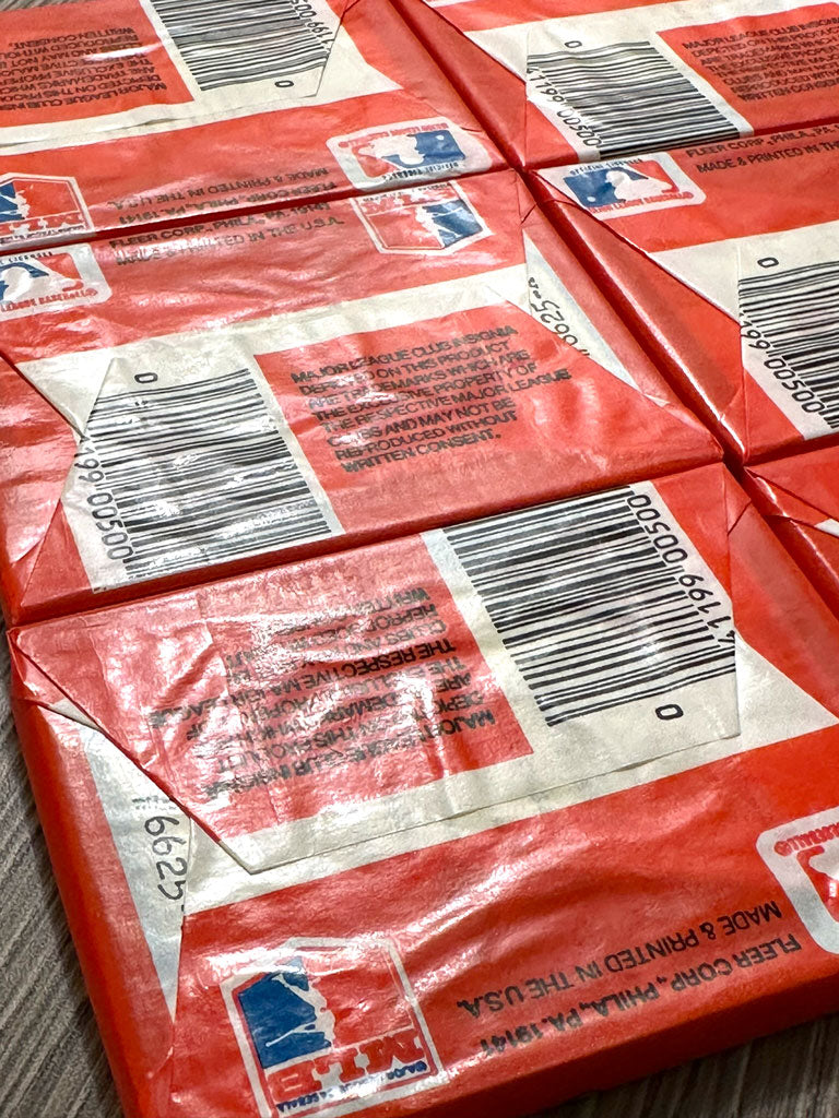 1982 Fleer Baseball Wax Packs