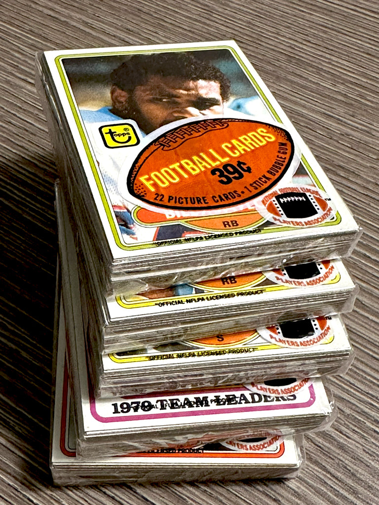 1980 Topps Football Cello Packs (five packs/one price)