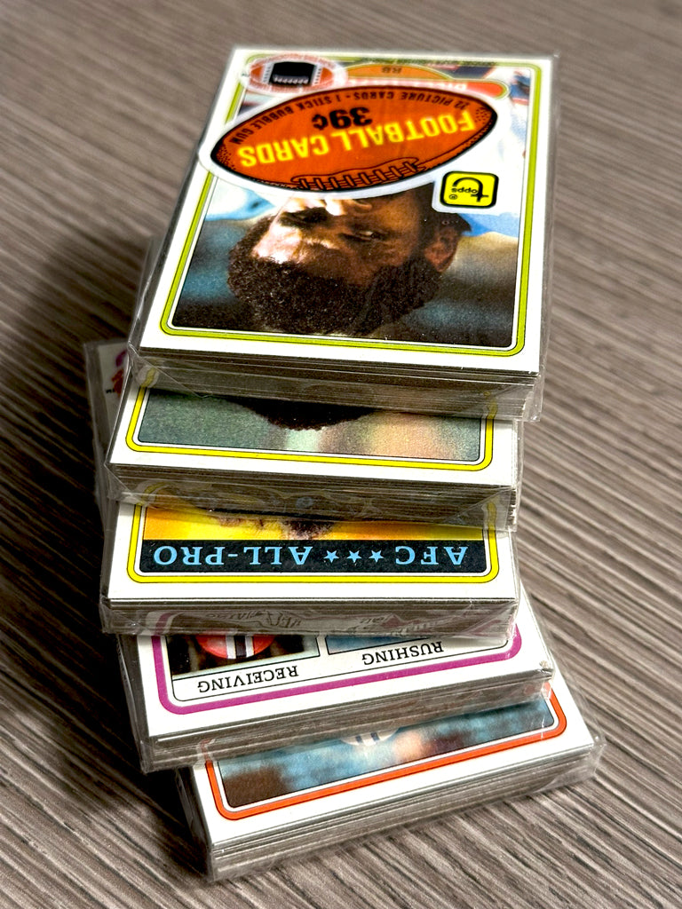 1980 Topps Football Cello Packs (five packs/one price)