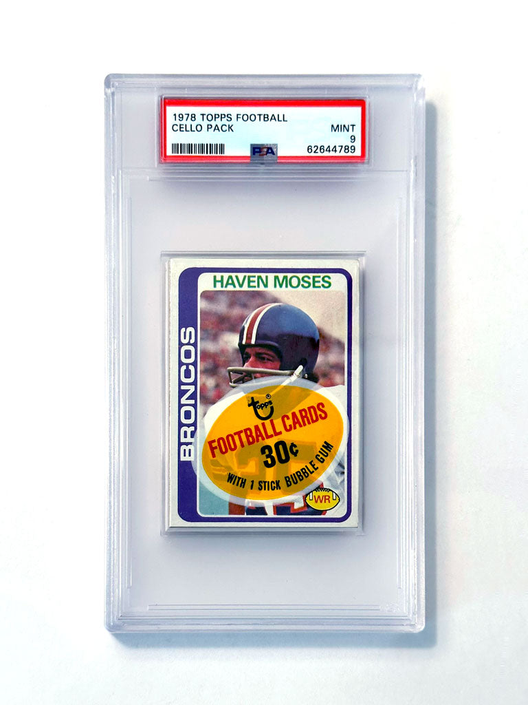 1978 Topps Football Cello Pack - PSA 9