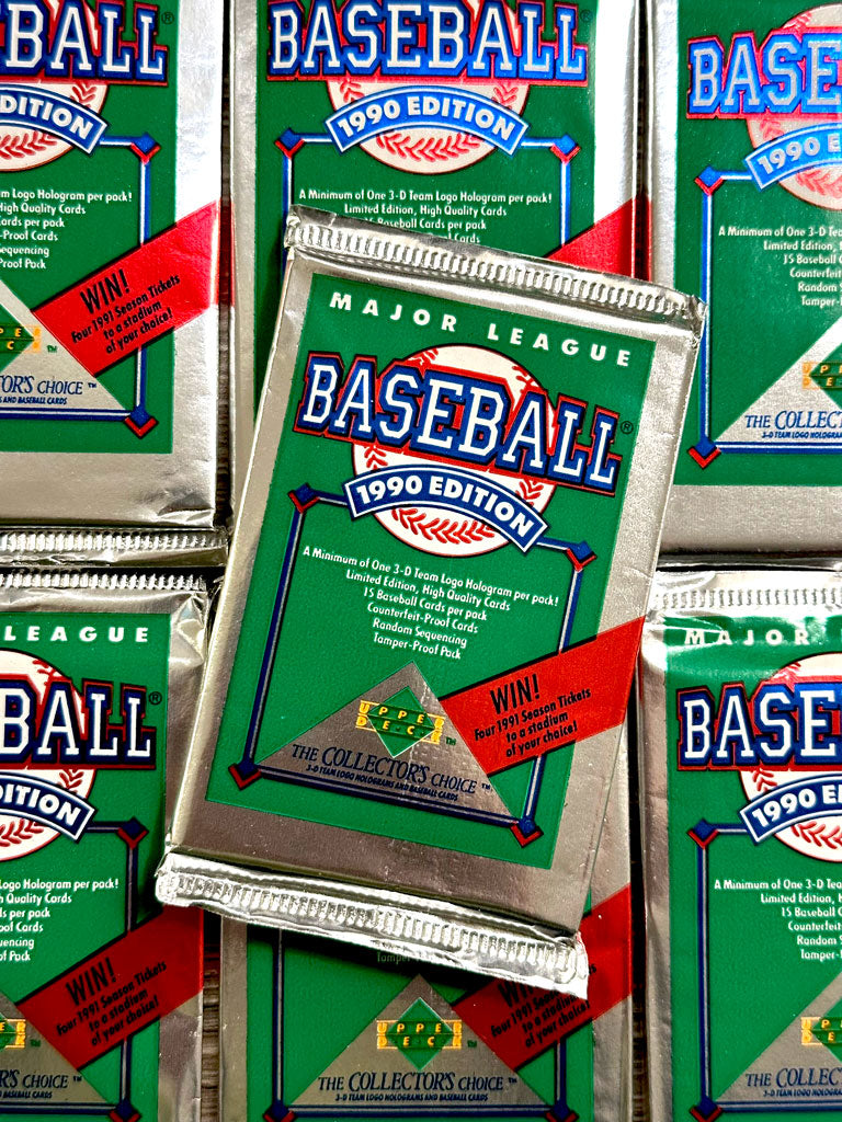 1990 Upper Deck Baseball Foil Packs
