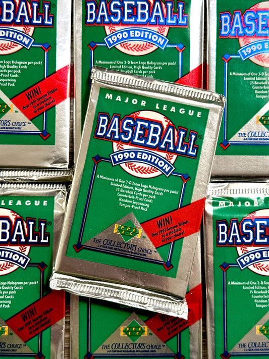 1990 Upper Deck Baseball Foil Packs