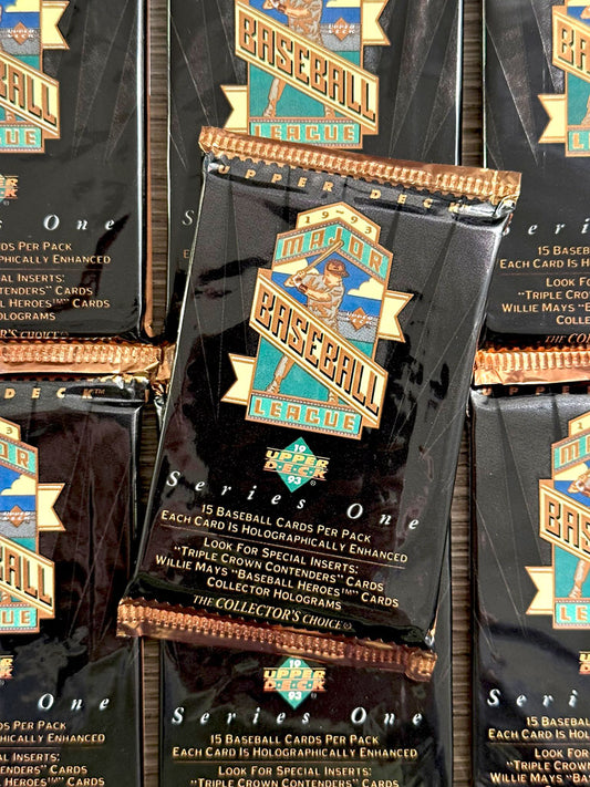 1993 Upper Deck Baseball Foil Packs (Series 1)