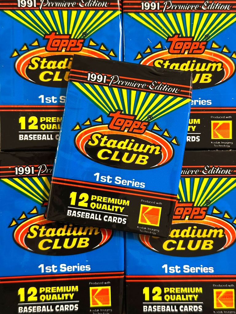1991 Stadium Club Baseball Packs (Series 1)