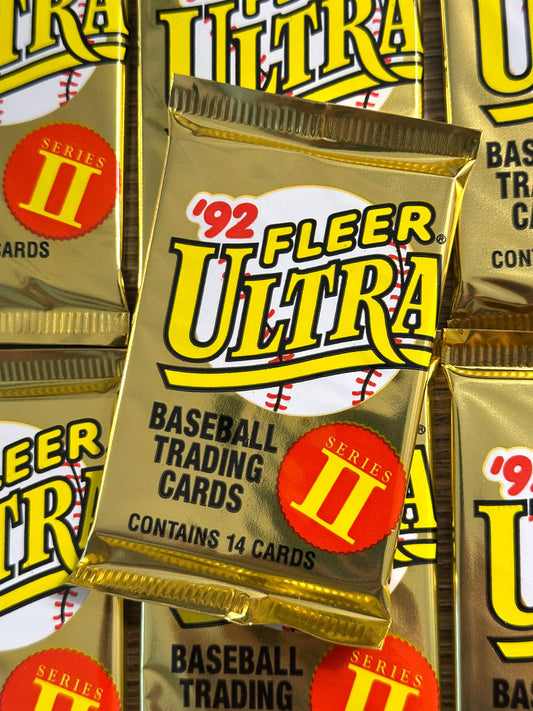 1992 Fleer Ultra Baseball Packs (Series 2)