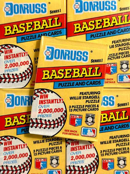 1991 Donruss Baseball Wax Packs (Series 1)